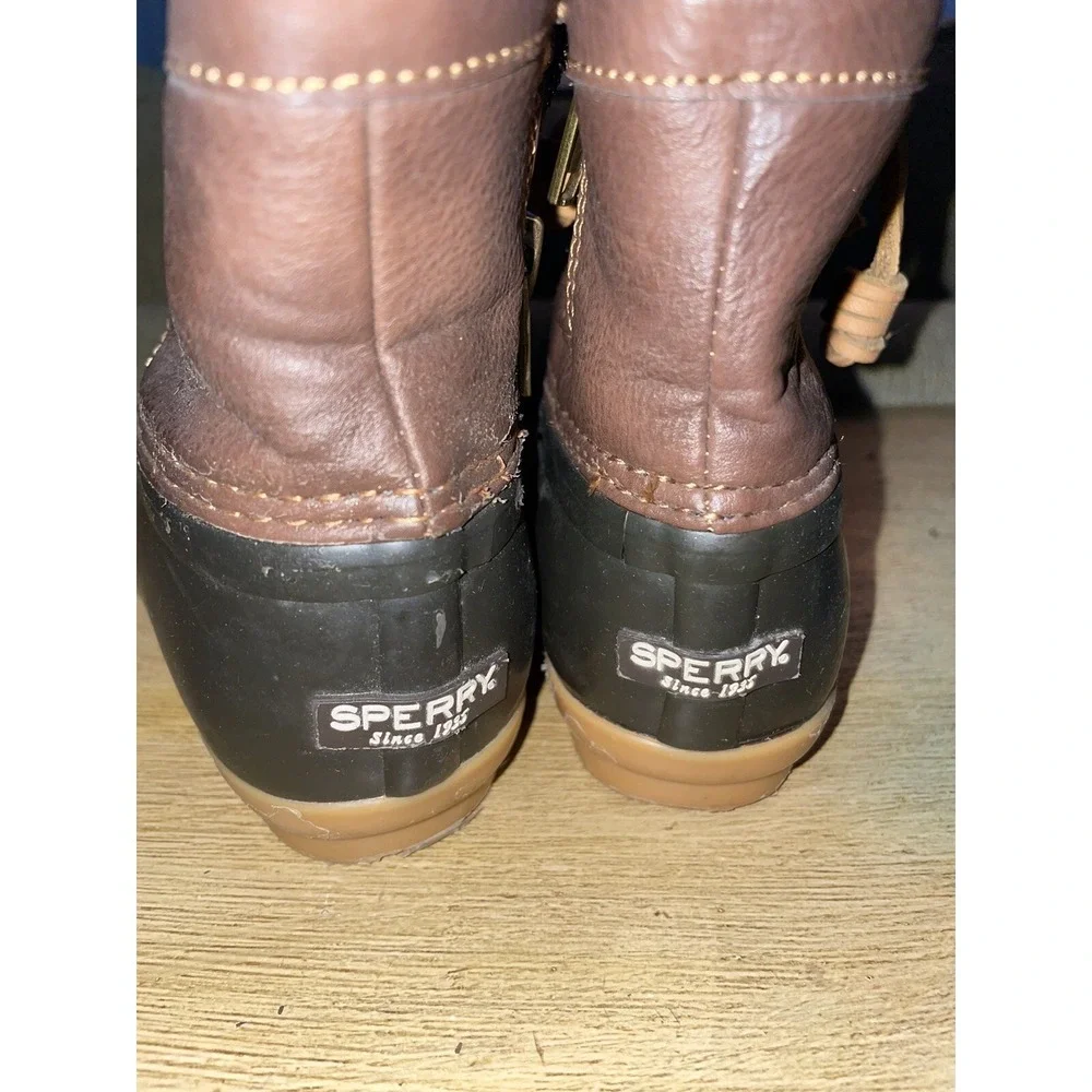 Sperry SaltWater Boot Youth Girls Size 10M Duck Rain Boot